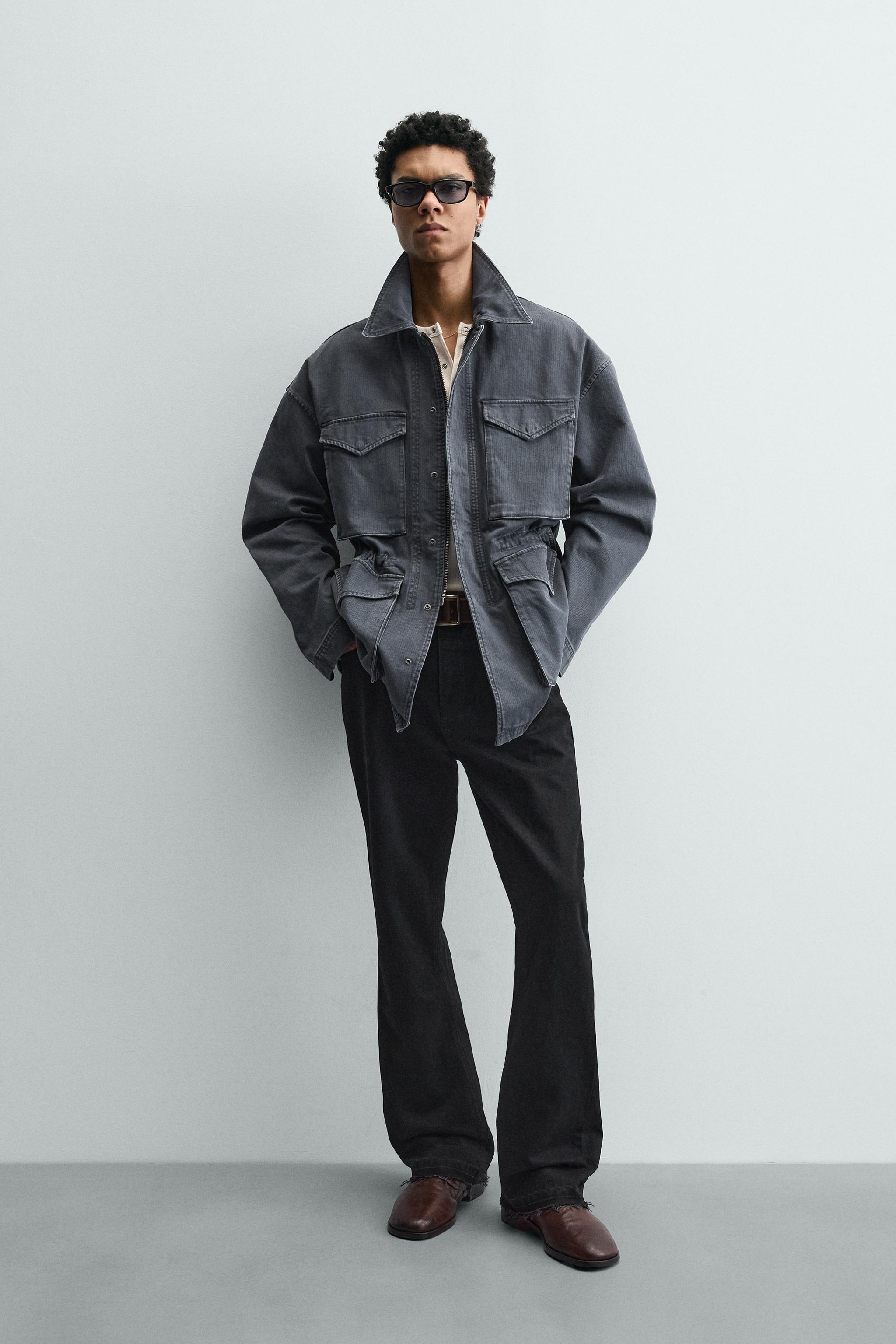 PARKA STRUCTURÉE EN COTON LAVÉ